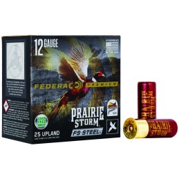 Federal PFSX147FS4 Premium Prairie Storm FS 12 Gauge 2.75 1 18 oz 4 Shot 25 Per Box10 Case