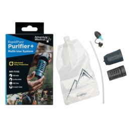 RapidPure 01600111 Purifier  MultiUse System BlackClear Plastic 17 x 4.9 x 2.4 Includes Universal POD Adapter