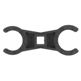 Wheeler 1199464 MilSpec Barrel Nut Crowfoot Wrench Black Steel