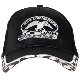 Duck Commander DHDC50001 Sports Cap  Duck Commander Texas Motor Speedway DHDC50001 Logo Hat Mesh Black One Size CottonPoly Mesh