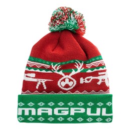 Magpul MAG1154967 Ugly Christmas  Beanie RedWhiteGreen AcrylicLycra OSFA