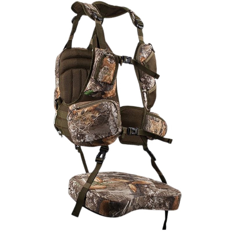 Moultrie KHT0065 Run N Gun Turkey Vest Real Tree Edge