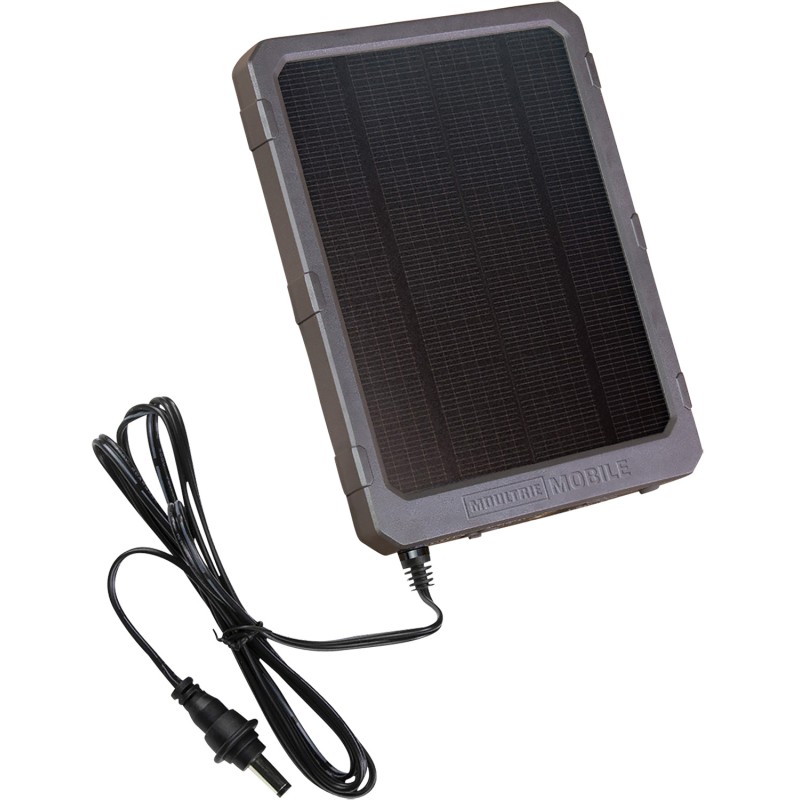 Moultrie MMA14108 Mobile 3.4W Universal Solar Power Pack  Black 6 Volt 12 Volt 10000 mAh