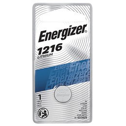 Energizer 46730071 1216 Battery  Lithium Coin 3.0 Volt Qty 72 Single Pack