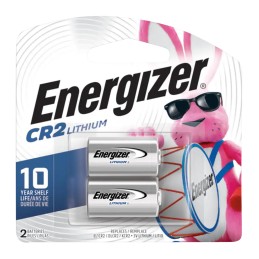 Energizer EL1CR2BP2 CR2 Lithium Battery  Silver 3.0 Volts Qty 24 2 Pack