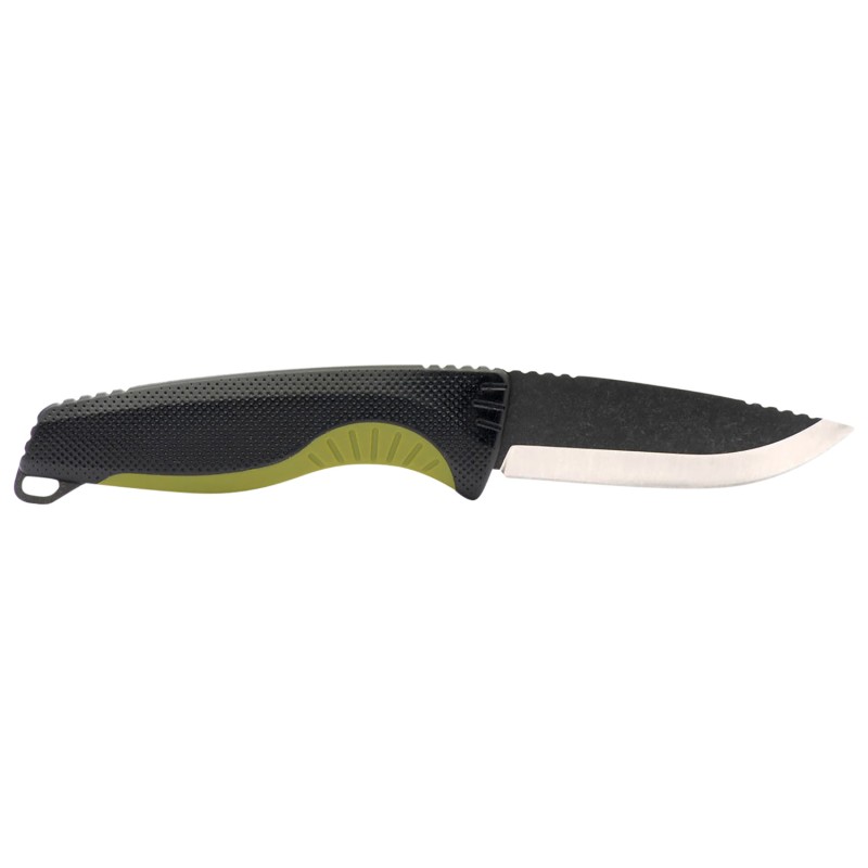 S.O.G SOG17410441 Aegis FX 3.70 Fixed Drop Point Plain Stonewashed 4116 Krupp SS Blade Black wMoss Green Accents GRN Handle Incl