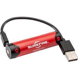 SureFire SF18650B 18650B Battery  RedBlack 3.6 Volts 3500 mAh 1 Single Pack Rechargeable