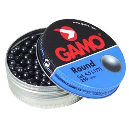 Gamo 632032454 Roundball  177 Lead 250Tin