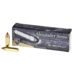 Alexander Arms AB300FTXBOX FTX  50Beowulf 300gr Hornady FTX 20 Per Box10 Case