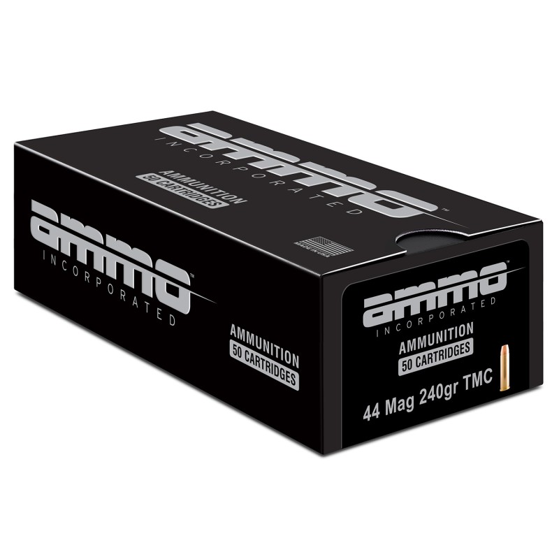 Ammo Inc 44240TMCA50 Signature  44Rem Mag 240gr Total Metal Case 50 Per Box20 Case