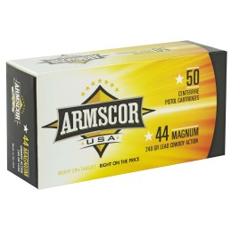 Armscor FAC44M1N USA  44Rem Mag 240gr Semi Wadcutter 50 Per Box8 Case