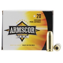 Armscor FAC103N USA  10mmAuto 180gr Jacketed Hollow Point 20 Per Box25 Case