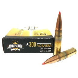 Armscor FAC300AAC2N USA  300Blackout 208gr Hornady AMax 20 Per Box10 Case