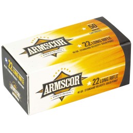 Armscor 50012PH Precision  22LR 40gr Standard Velocity Solid Point 50 Per Box100 Case