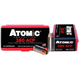 Atomic Ammunition 00414 Pistol Precision Craft 380ACP 90gr Hollow Point 50 Per Box10 Case