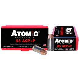 Atomic Ammunition 00433 Pistol Precision Craft 45ACP P 230gr Bonded Match Hollow Point 50 Per Box10 Case