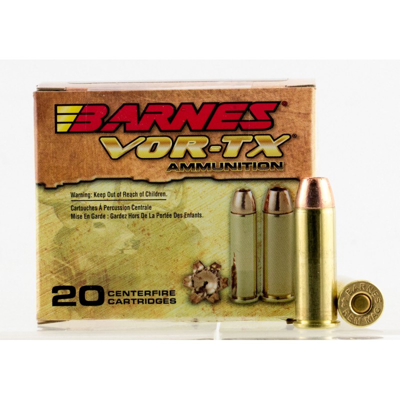 Barnes Bullets 21545 VORTX Handgun 44Rem Mag 225gr Barnes 20 Per Box10 Case