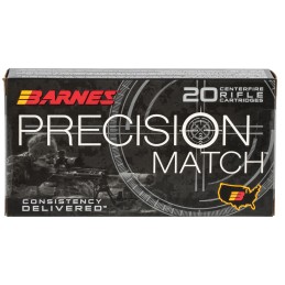 Barnes Bullets 30742 Precision Match  260Rem 140gr Open Tip Match Boat Tail 20 Per Box10 Case