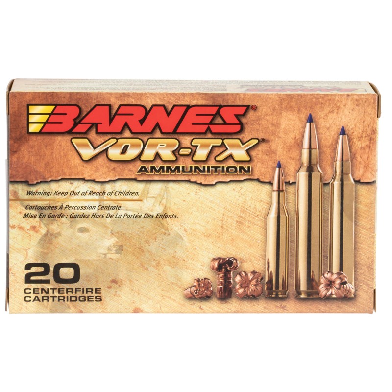 Barnes Bullets 21524 VORTX Rifle 270Win 130gr Tipped TSX Boat Tail 20 Per Box10 Case