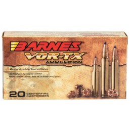 Barnes Bullets 21541 VORTX Rifle 308Win 168gr Tipped TSX Boat Tail 20 Per Box10 Case