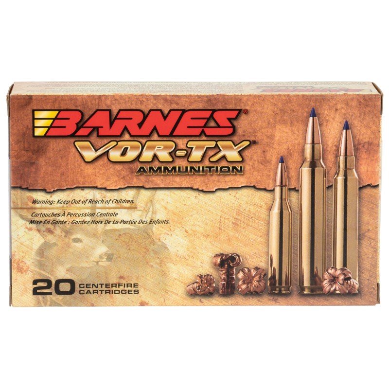 Barnes Bullets 21537 VORTX Rifle 300Win Mag 165gr Tipped TSX Boat Tail 20 Per Box10 Case