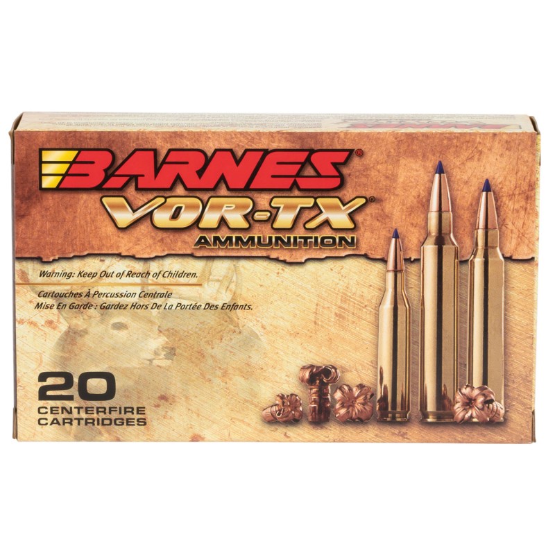 Barnes Bullets 21557 VORTX Rifle 2506Rem 100gr Tipped TSX Boat Tail 20 Per Box10 Case