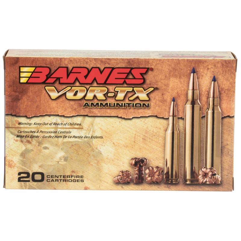 Barnes Bullets 21571 VORTX Rifle 300RUM 165gr Tipped TSX Boat Tail 20 Per Box10 Case