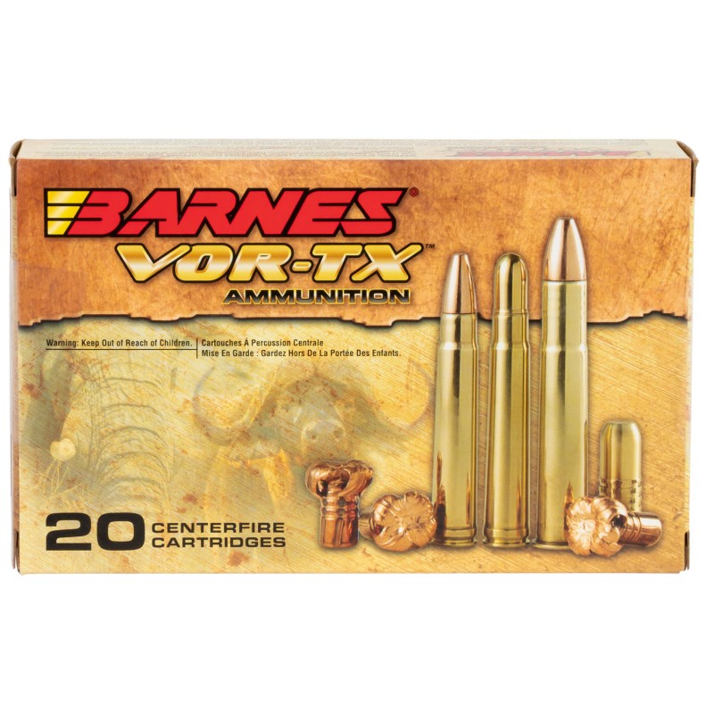 Barnes Bullets 22014 VORTX Safari 375HH Mag 300gr Barnes TSX Flat Base 20 Per Box10 Case