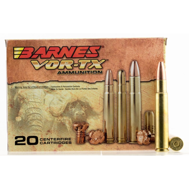 Barnes Bullets 22034 VORTX Safari 416Rigby 400gr Barnes TSX Flat Base 20 Per Box10 Case