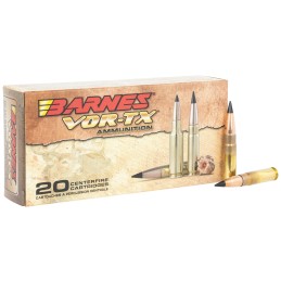 Barnes Bullets 30827 VORTX Rifle 300Blackout 120gr TACTX Boat Tail 20 Per Box10 Case