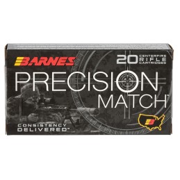 Barnes Bullets 30814 Precision Match  6mmCreedmoor 112gr Open Tip Match Boat Tail 20 Per Box10 Case