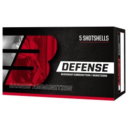 Barnes Bullets 32009 Defense  12Gauge 2.75 9Pellets 00Buck Shot 5 Per Box20 Case