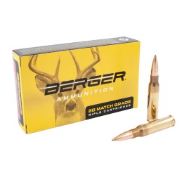 Berger Bullets 60040 Classic Hunter  308Win 168gr Hybrid Boat Tail 20 Per Box10 Case