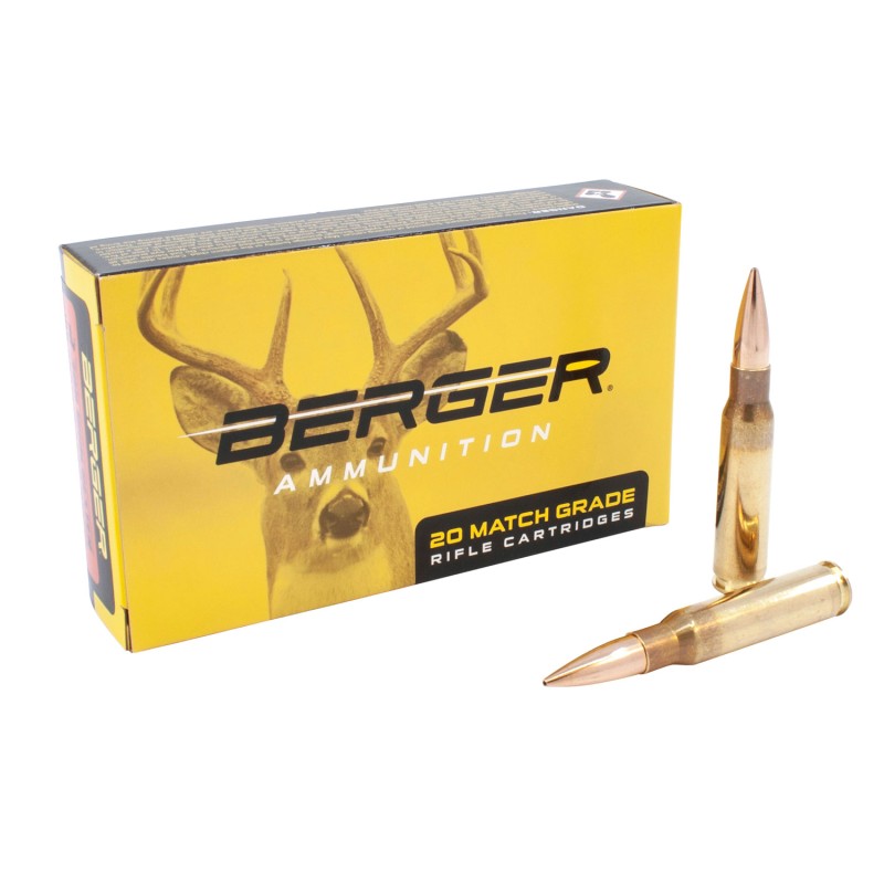 Berger Bullets 60040 Classic Hunter  308Win 168gr Hybrid Boat Tail 20 Per Box10 Case