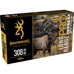 Browning Ammo B192503082 Long Range Pro  308Win 165gr 20 Per Box10 Case