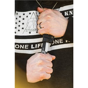 Mini Scandi Knife Black Linen