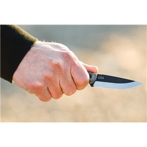 Mini Scandi Knife Black Linen
