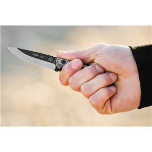 Mini Scandi Knife Black Linen