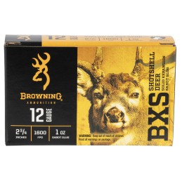 Browning Ammo B193111221 BXS Shotshell Deer 12Gauge 2.75 1oz Sabot Slug Shot 5 Per Box20 Case