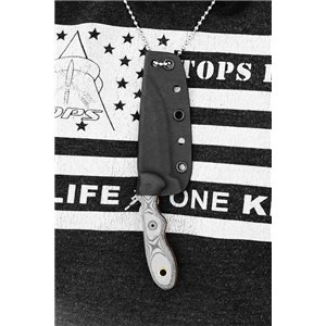 Mini Scandi Knife Black Linen