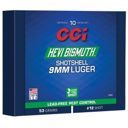 CCI 3790B Pest Control HEVIBismuth 9mmLuger 53gr 10 Per Box20 Case