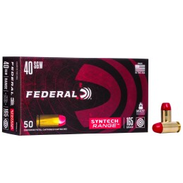 Federal AE40SJ1 American Eagle Syntech Range  40SW 165gr Total Syntech Jacket Flat Nose 50 Per Box10 Case