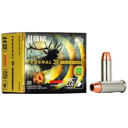 Federal P44XB1 Premium  44RemMag 225gr Barnes Expander BRX 20 Per Box10 Case