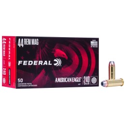 Federal AE44A American Eagle Handgun 44RemMag 240gr Jacketed Hollow Point 50 Per Box20 Case