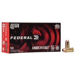 Federal AE40R2 American Eagle Handgun 40SW 155gr Full Metal Jacket 50 Per Box20 Case