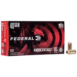 Federal AE40R3 American Eagle Handgun 40SW 165gr Full Metal Jacket 50 Per Box20 Case