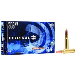 Federal 308150LFA PowerShok Copper 308Win 150gr Copper Hollow Point 20 Per Box10 Case