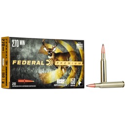 Federal P270E Premium  270Win 150gr Nosler Partition 20 Per Box10 Case