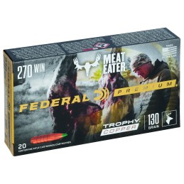 Federal P270TC1 Premium  270Win 130gr Trophy Copper 20 Per Box10 Case