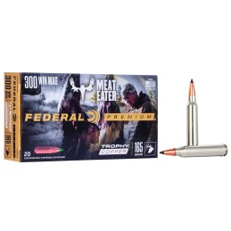 Federal P300WTC2 Premium  300WinMag 165gr Trophy Copper 20 Per Box10 Case